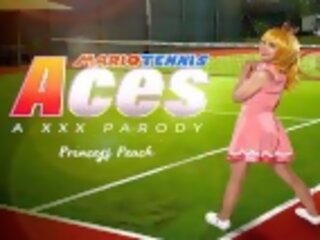 Fuck Slim goddess Lilly Bell As Princess Peach In Virtual Reality XXX Parody