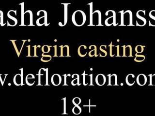 Masha Johansson Virgin’s First Casting on Camera: sex film ae