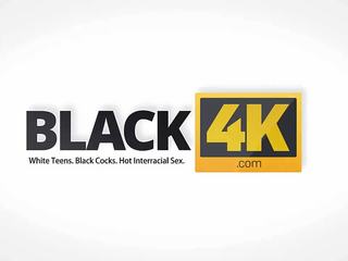 Black4k Super-hot Black on White x rated film Scene Happened at