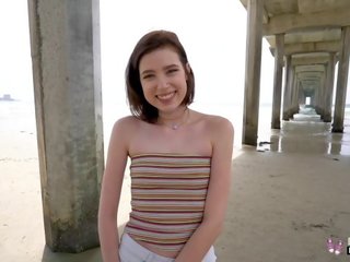 Real Teens - Petite attractive Grae Stoke Fucked on x rated film Casting