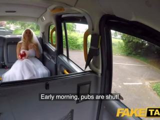 Fake Taxi grand desirable Tara Spades Creampied on Her Wedding Day