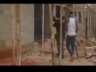 African nigerian ghetto fellows gangbang a virgin / part one