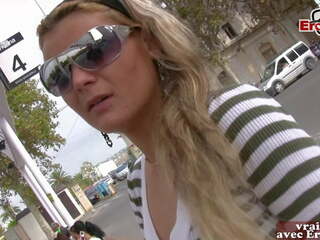 Skinny French Blonde Teen Pick up at Bus Station for xxx video | xHamster