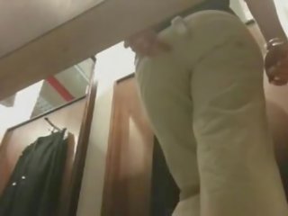 Spy Cam Records excellent Ass In Changing Room