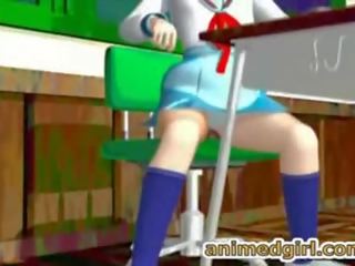 3D lady youngster hentai student oralsExexgf and Rough fuck