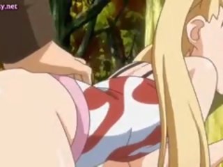 Blonde beauty Anime Gets Pounded