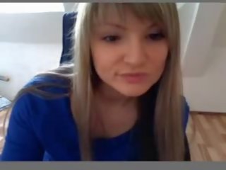 German pretty teen on webcam first part